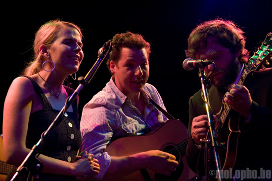 Crooked Still at Bowery Ballroom, July 16, 2008. Photo by Ari Sommer.