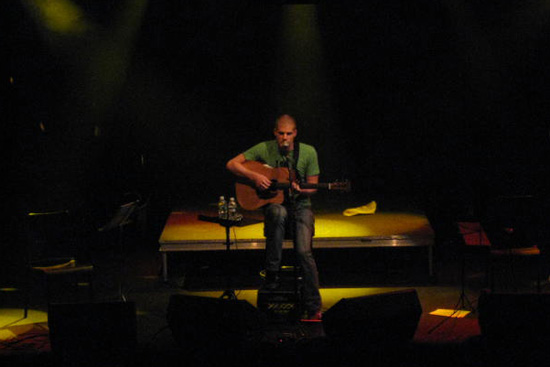 Jay Brannan at Highline Ballroom, July 16, 2008. Photo by Katherine Hartnett.