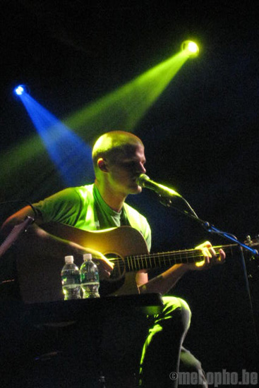 Jay Brannan at Highline Ballroom, July 16, 2008. Photo by Katherine Hartnett.