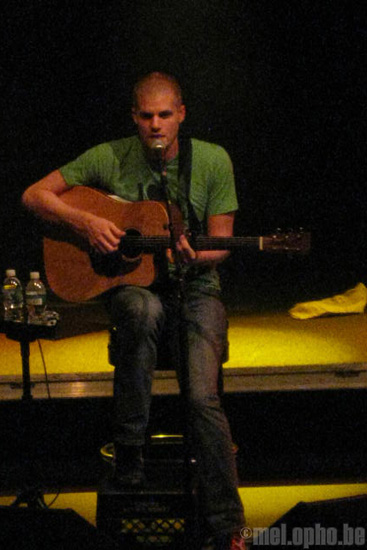 Jay Brannan at Highline Ballroom, July 16, 2008. Photo by Katherine Hartnett.