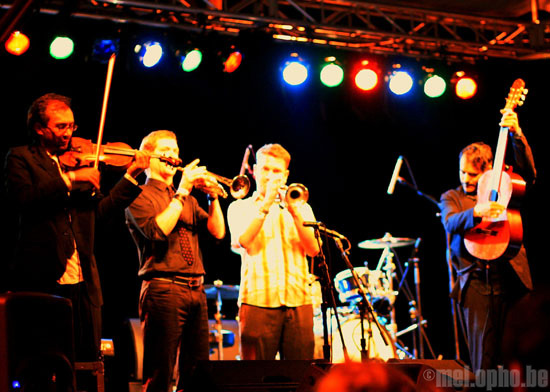 DeVotchKa, July 26, 2008. Photo by Nicole Kristek.