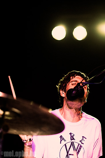 No Age at Hawthorne Theatre, July 27, 2008. Photo by Joshua Bean.