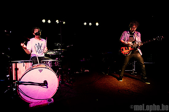 No Age at Hawthorne Theatre, July 27, 2008. Photo by Joshua Bean.