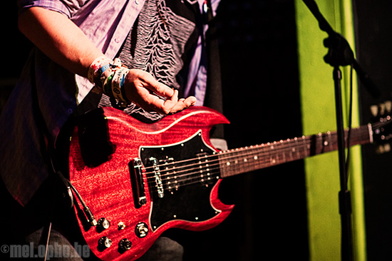 No Age at Hawthorne Theatre, July 27, 2008. Photo by Joshua Bean.