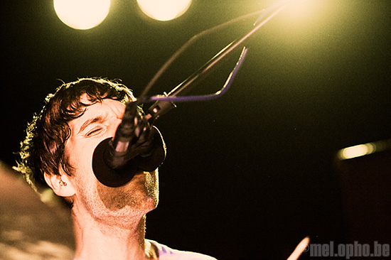 No Age at Hawthorne Theatre, July 27, 2008. Photo by Joshua Bean.