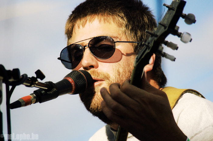 Trampled by Turtles at Pendarvis Farm, August 2, 2008. Photo by Joshua Bean and Raul Moreno.