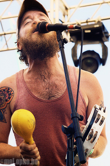 Cave Singers at Pendarvis Farm, August 3, 2008. Photo by Joshua Bean and Raul Moreno.