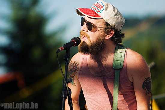 Cave Singers Pete Quirk singing at Pickathon X.
