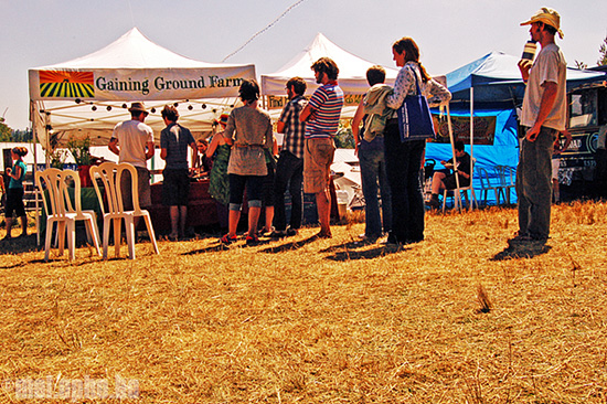 Pickathon Crowd at Pendarvis Farm, August 3, 2008. Photo by Joshua Bean and Raul Moreno.