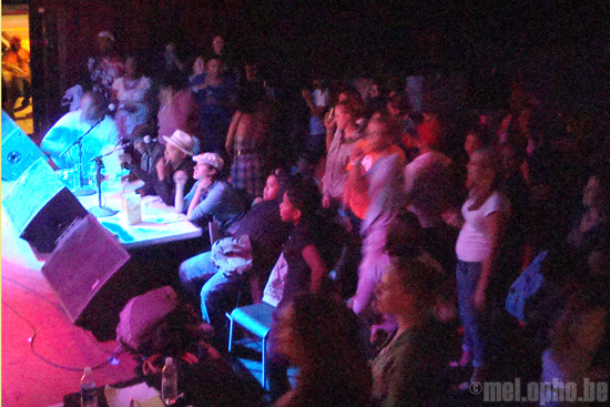 Adult vs. Youth: Seattle Slam vs. Youth Speaks Seattle at Neumos, August 20, 2008. Photo by Anne Kreider.