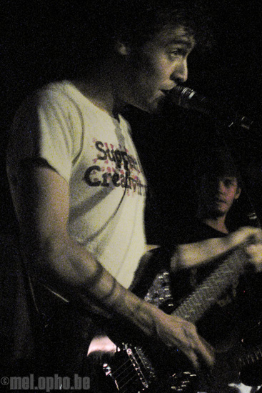 The Bloodsugars at Mercury Lounge, August 23, 2008. Photo by Anna Gillespie.