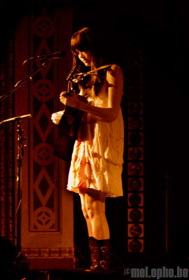 Priscilla Ahn at The Triple Door, August 26, 2008. Photo by Nicole Kristek.