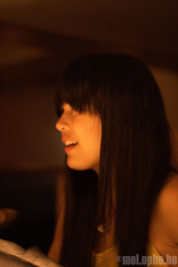 Priscilla Ahn at The Triple Door, August 26, 2008. Photo by Nicole Kristek.