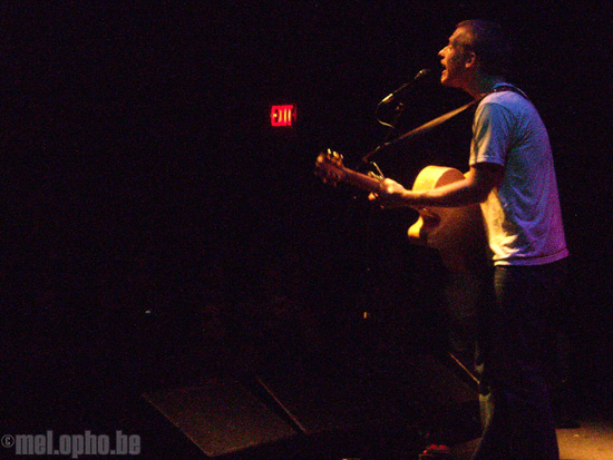 Kevin Devine at Harpers Ferry, September 6, 2008. Photo by Beth Freeman Doreian and Ian Doreian.