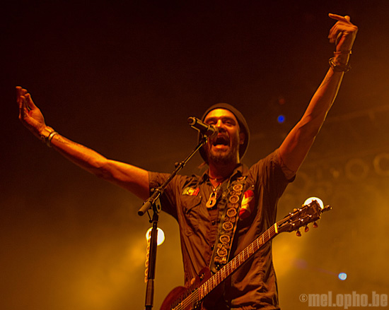 Michael Franti & Spearhead at Marymoor Park, September 12, 2008. Photo by Nicole Kristek.