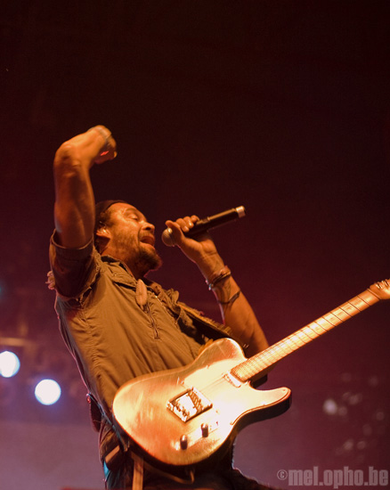 Michael Franti & Spearhead at Marymoor Park, September 12, 2008. Photo by Nicole Kristek.