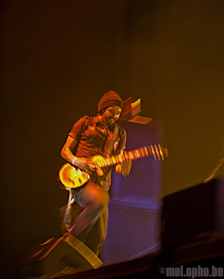 Michael Franti & Spearhead at Marymoor Park, September 12, 2008. Photo by Nicole Kristek.