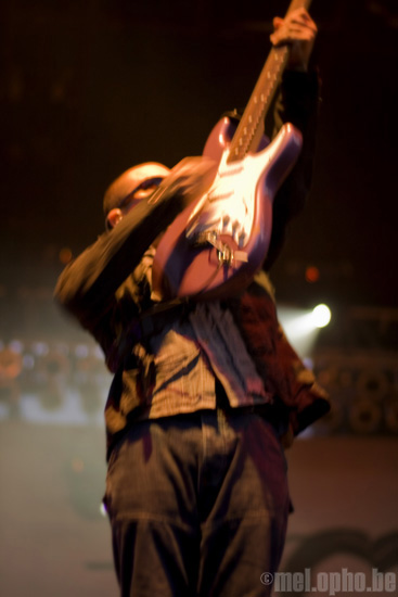 Michael Franti & Spearhead at Marymoor Park, September 12, 2008. Photo by Nicole Kristek.