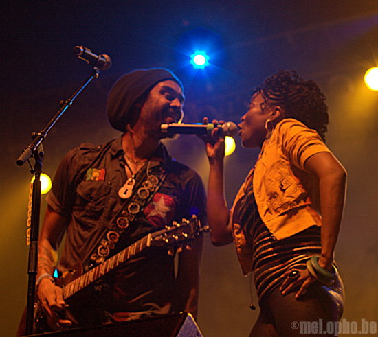 Michael Franti & Spearhead at Marymoor Park, September 12, 2008. Photo by Nicole Kristek.