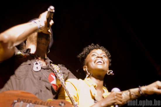 Michael Franti & Spearhead at Marymoor Park, September 12, 2008. Photo by Nicole Kristek.