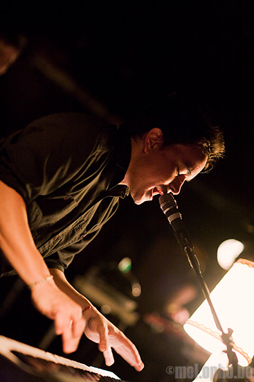 Sunset Rubdown at Middle East Downstairs, September 15, 2008. Photo by Joshua Bean.
