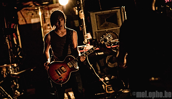 Bear Hands at Middle East Downstairs, September 15, 2008. Photo by Joshua Bean.
