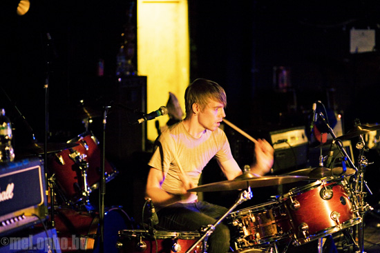 Bear Hands at Middle East Downstairs, September 15, 2008. Photo by Joshua Bean.