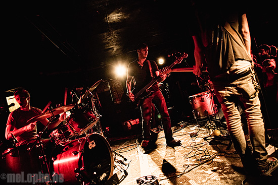 Bear Hands at Middle East Downstairs, September 15, 2008. Photo by Joshua Bean.