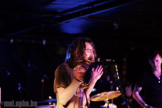 Bear Hands at Middle East Downstairs, September 15, 2008. Photo by Joshua Bean.