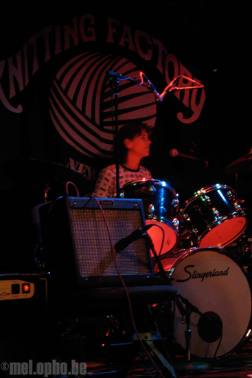 KatJonBand at The Knitting Factory, September 17, 2008. Photo by Katherine Hartnett.