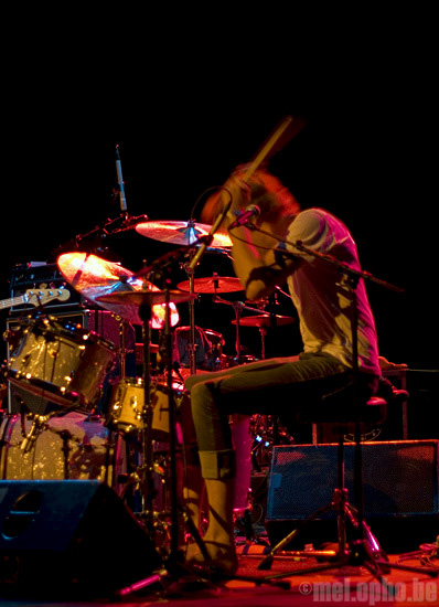 Menomena at The Moore Theatre, September 19, 2008. Photo by Nicole Kristek.