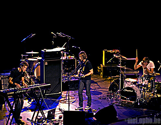 Menomena at The Moore Theatre, September 19, 2008. Photo by Nicole Kristek.