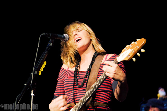 Grace Potter and the Nocturnals at Wilbur Theatre, September 25, 2008. Photo by Ari Sommer.