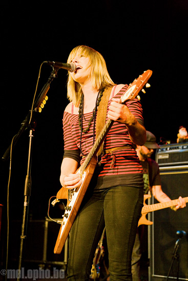 Grace Potter and the Nocturnals at Wilbur Theatre, September 25, 2008. Photo by Ari Sommer.
