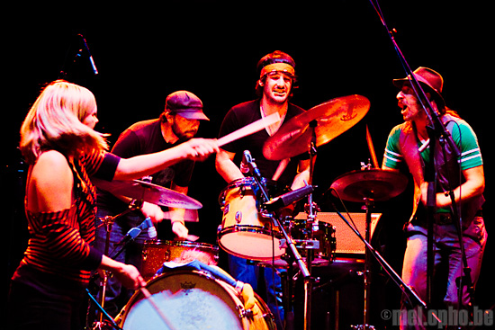 Grace Potter and the Nocturnals at Wilbur Theatre, September 25, 2008. Photo by Ari Sommer.