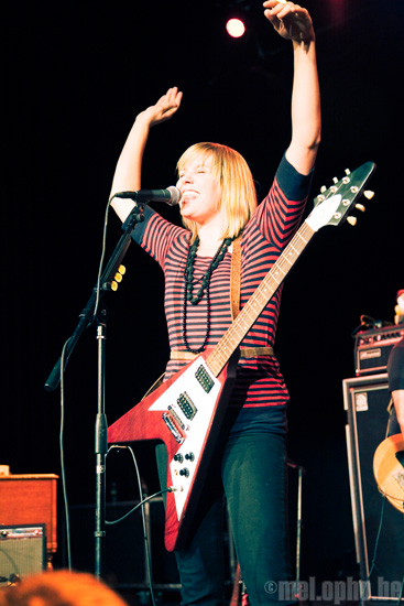 Grace Potter and the Nocturnals at Wilbur Theatre, September 25, 2008. Photo by Ari Sommer.