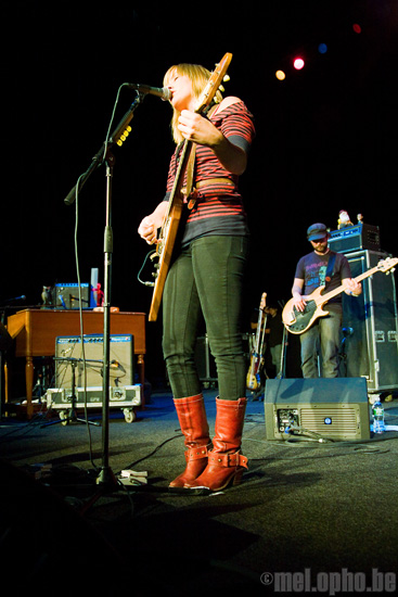 Grace Potter and the Nocturnals at Wilbur Theatre, September 25, 2008. Photo by Ari Sommer.