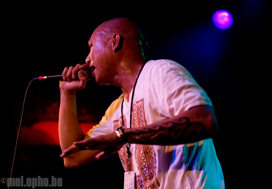 Blue Scholars at Showbox Market, September 27, 2008. Photo by Nicole Kristek.