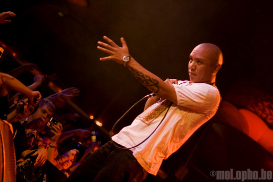Blue Scholars at Showbox Market, September 27, 2008. Photo by Nicole Kristek.