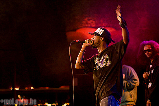 Blue Scholars at Showbox Market, September 27, 2008. Photo by Nicole Kristek.