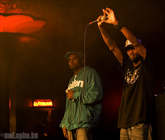 Blue Scholars at Showbox Market, September 27, 2008. Photo by Nicole Kristek.