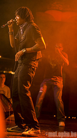 Blue Scholars at Showbox Market, September 27, 2008. Photo by Nicole Kristek.