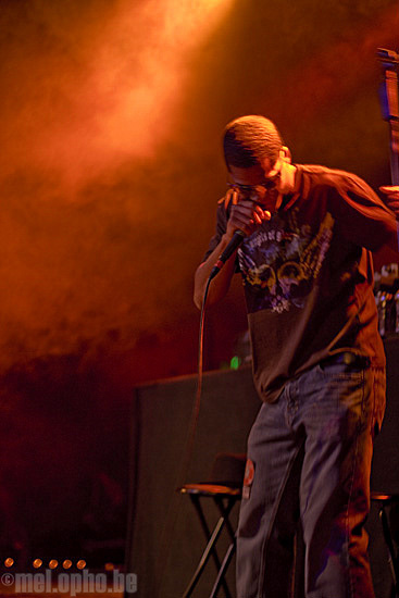 Blue Scholars at Showbox Market, September 27, 2008. Photo by Nicole Kristek.