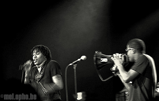 Blue Scholars at Showbox Market, September 27, 2008. Photo by Nicole Kristek.