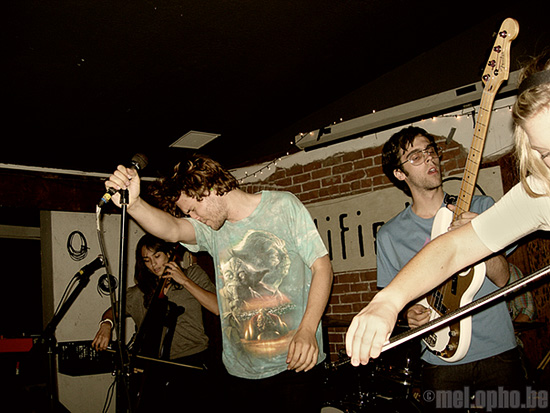 Ra Ra Riot at Modified Arts, September 29, 2008. Photo by Meagan Bialostosky.