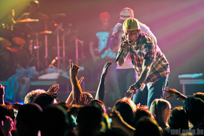 N.E.R.D at Orpheum Theatre, October 1, 2008. Photo by Joshua Bean.