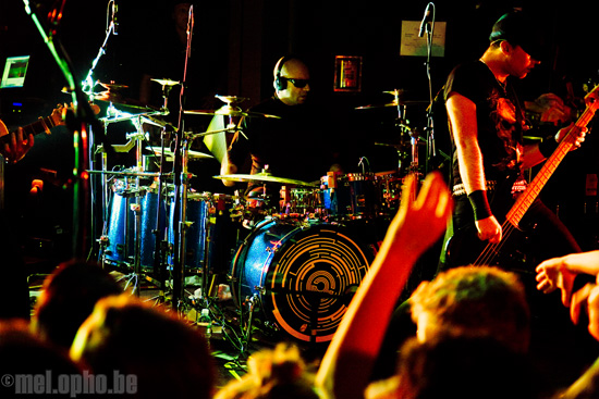 Pendulum at Middle East Downstairs, October 1, 2008. Photo by Ari Sommer.