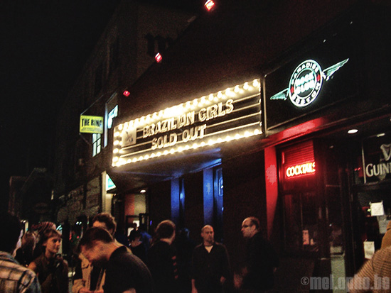 Brazilian Girls at Paradise Rock Club, October 9, 2008. Photo by J.R. Mellin.
