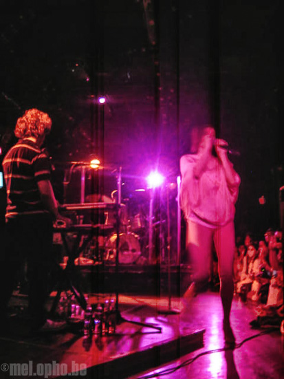 Brazilian Girls at Paradise Rock Club, October 9, 2008. Photo by J.R. Mellin.
