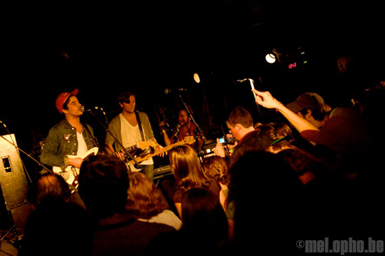 Delta Spirit at Middle East Downstairs, October 10, 2008. Photo by Beth Freeman Doreian.